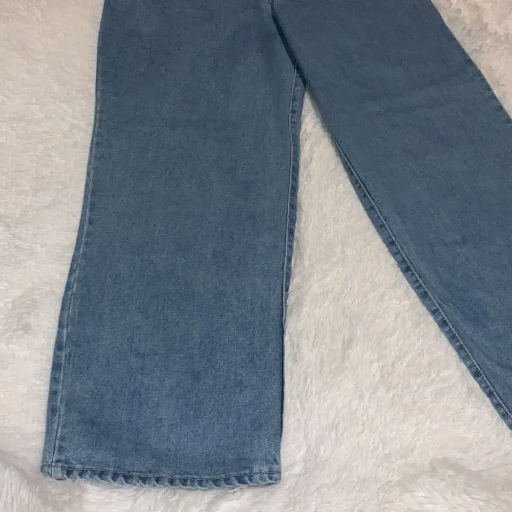 Vintage 90’s Lightwash Baggy Wide Leg‎ Streetwear Jeans Women’s Size 14